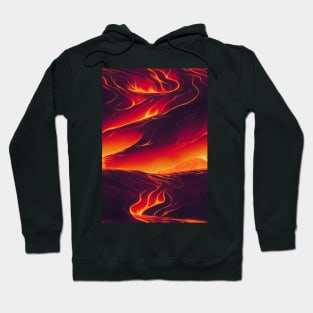 Hottest pattern design ever! Fire and lava #5 Hoodie